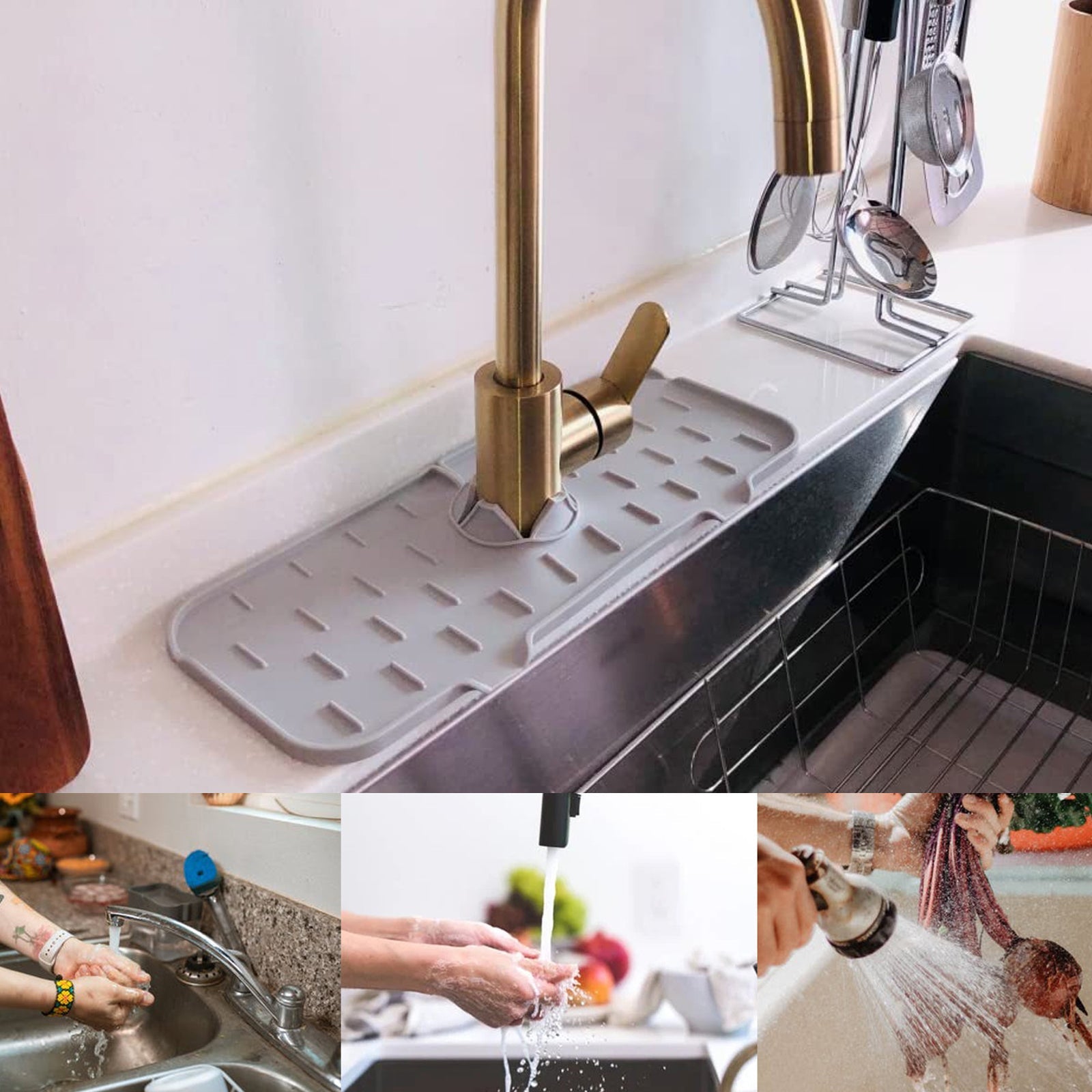 Silicone Sink Splash Guard Drain Prily