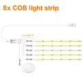 Single Power Supply Closet Dimmable Touch Sensor COB LED Strips Prily