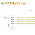 Single Power Supply Closet Dimmable Touch Sensor COB LED Strips Prily