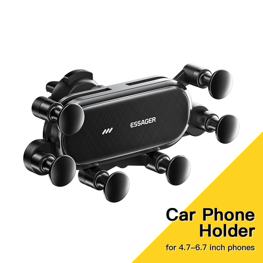 Six Point Gravity Car Phone Mount Prily