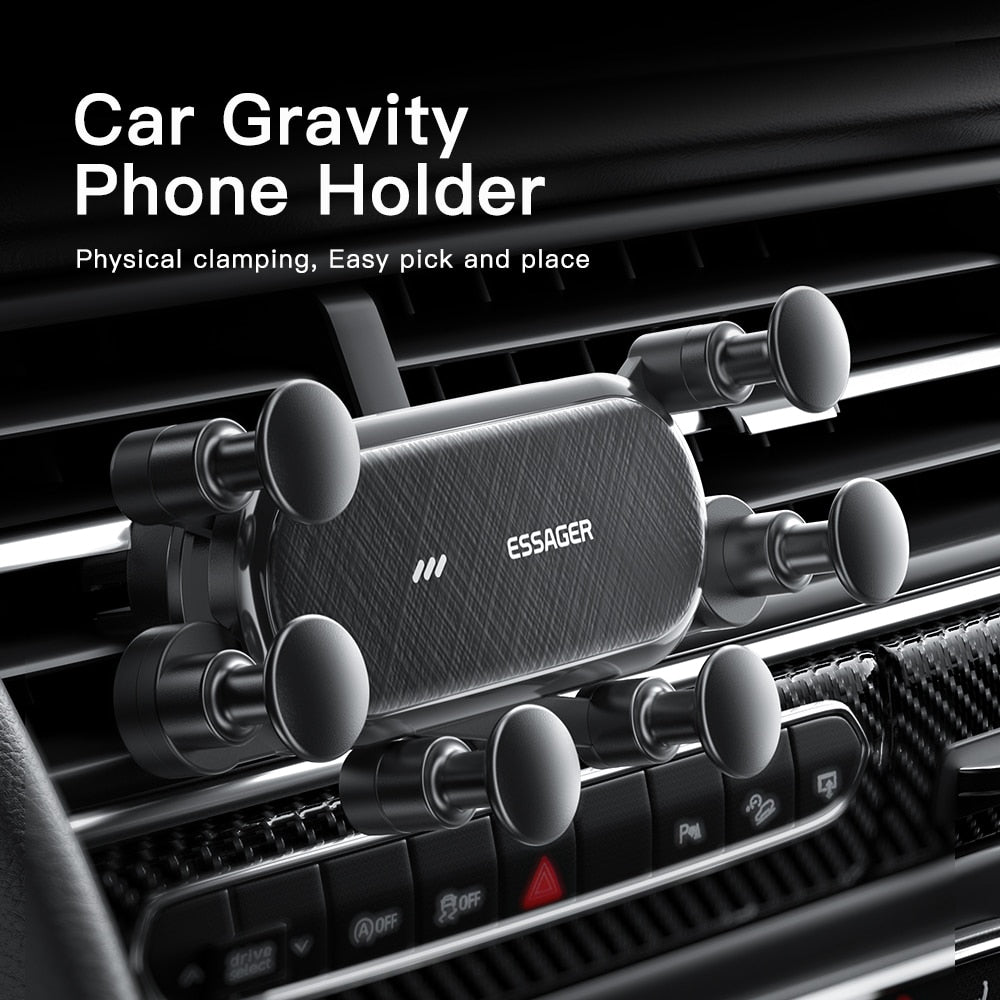 Six Point Gravity Car Phone Mount Prily