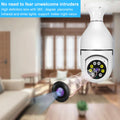 Smart AI Wireless Night Vision HD Wifi Surveillance Camera for E27 Light Bulb Socket Prily