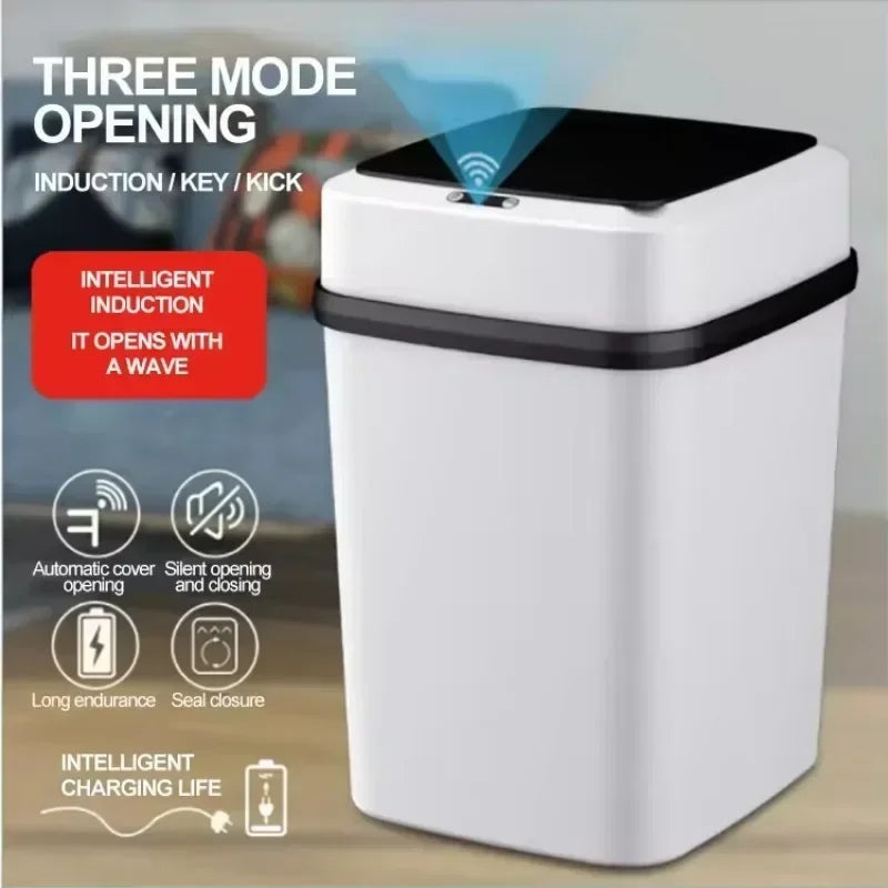 Smart Automatic Sensor 13L Capacity 3in1 Trash Bin Prily