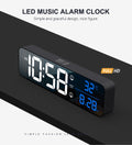 Smart Mirror Led Rechargeable Large Alarm Clock Prily