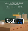 Smart Mirror Led Rechargeable Large Alarm Clock Prily