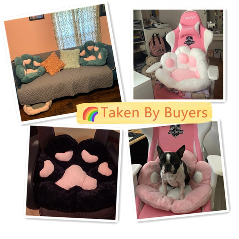 Soft Plush Paw Seat Cushion Prily