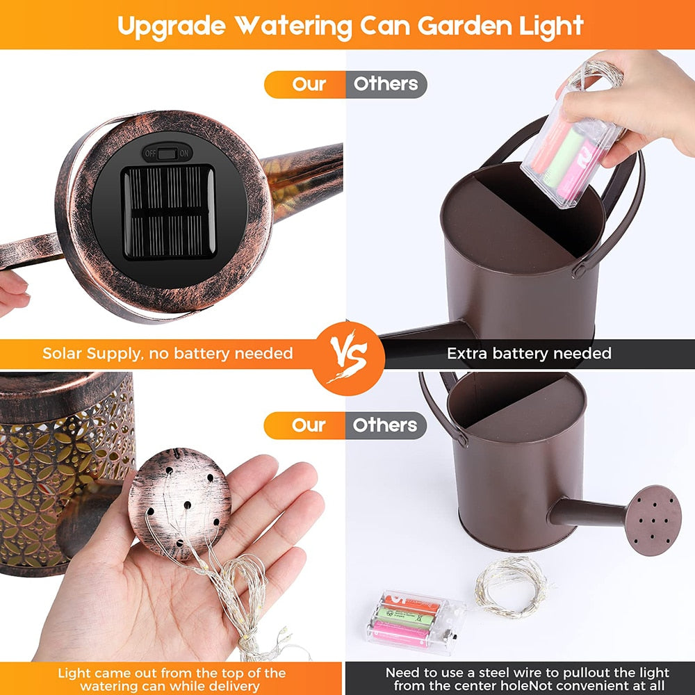 Solar Garden Decor Retro Lantern Prily