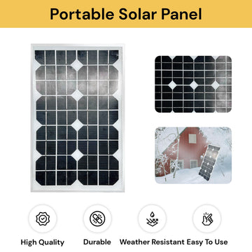 10W 12V Portable Solar Panel