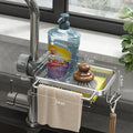 Space Aluminum Kitchen / Bathroom Multi-Purpose Organizer Rack Prily