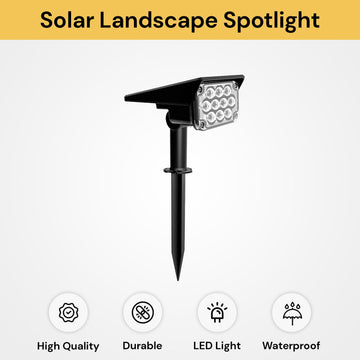 10LEDs RGB Solar Landscape Spotlight