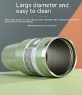 Stainless Steel Double-Wall Vacuum Tumbler With Built-in Straw & Fold-Down Handle Prily