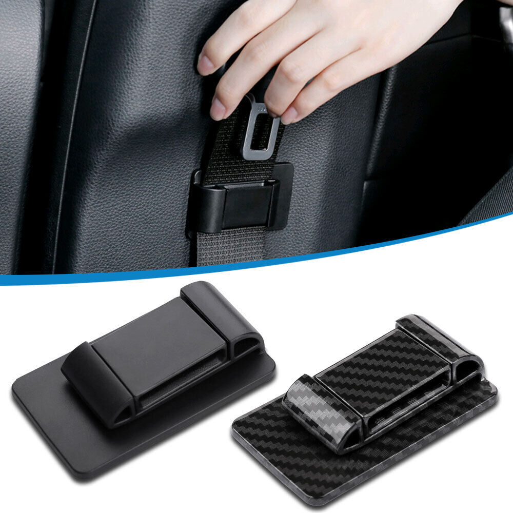 Stick-on Universal Car Seat Belt Holder (2pcs) Prily