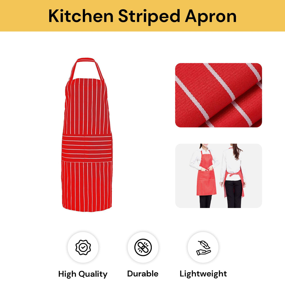 Kitchen Striped Apron