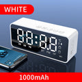 Stylish Bluetooth Speaker Mirror Alarm Clock Prily