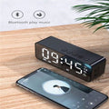 Stylish Bluetooth Speaker Mirror Alarm Clock Prily