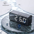 Stylish Bluetooth Speaker Mirror Alarm Clock Prily