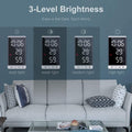 Stylish Multifunctional LED Mirror Alarm Clock Prily