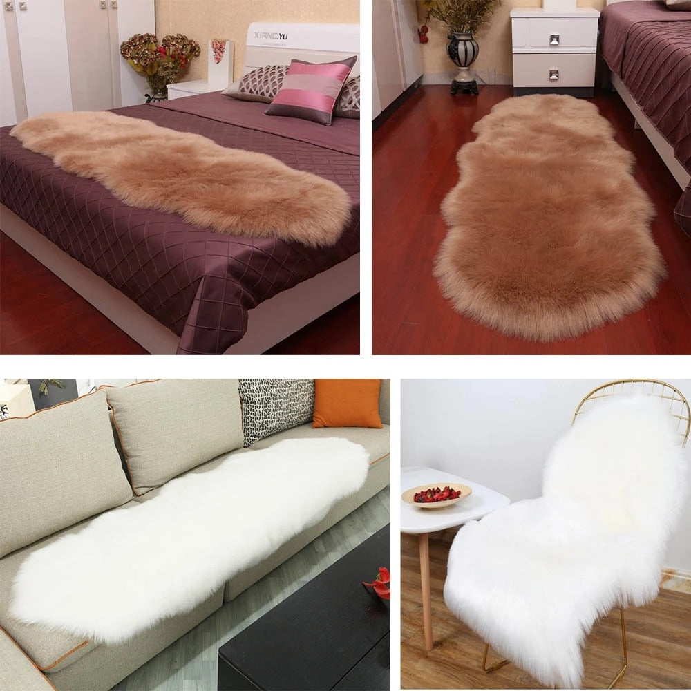 Stylish Plush Soft Faux Fur Carpet Prily