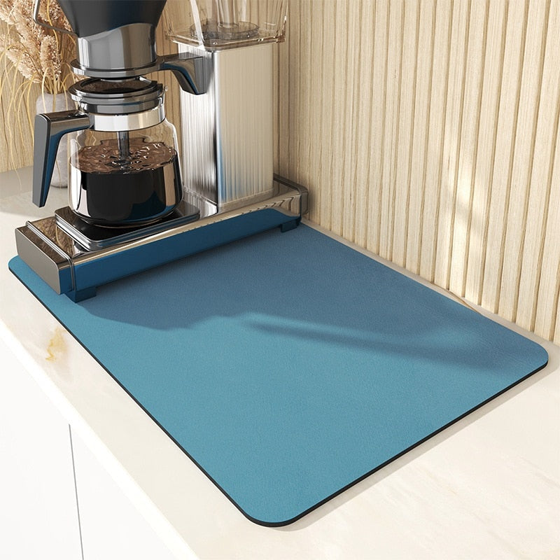 Super Absorbent Kitchen Draining Mat Prily