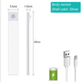 Super Bright Slim Design Rechargeable Motion Sensor Wireless Magnetic LED Light Prily