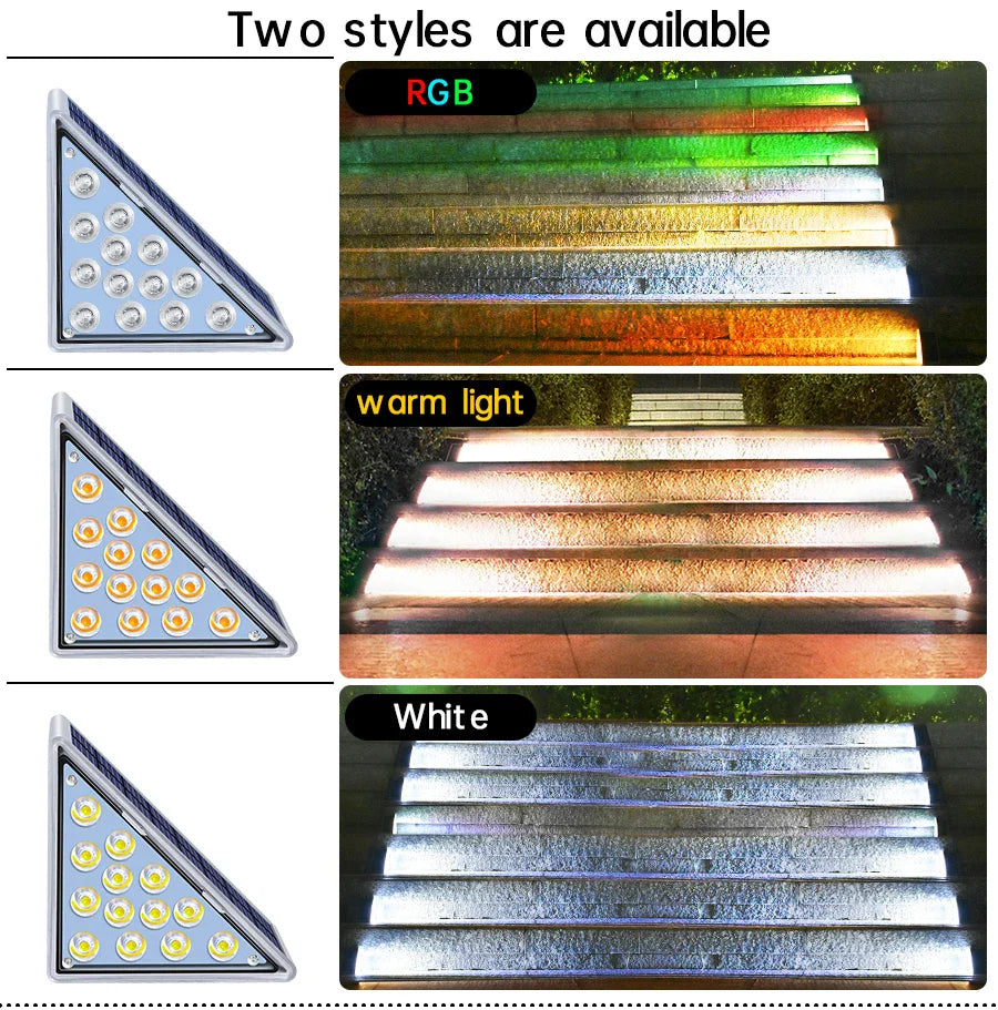 Super Bright Waterproof Solar Decor Garden Stairs Lighting Prily