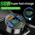 Super Fast 66W USB Car Charger with PD Quick Charge Port Prily