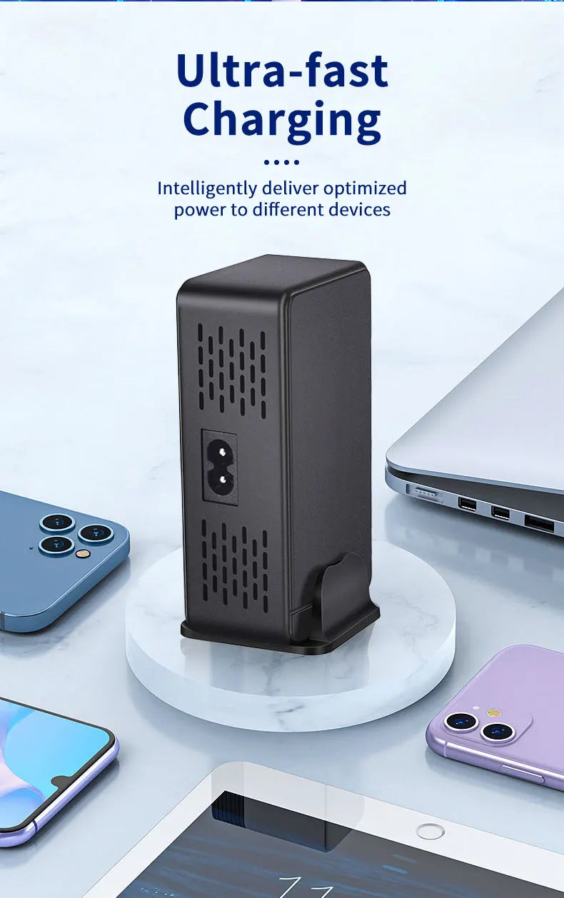 Super Fast Charge 268W GaN Technology 8 In 1 Intelligent Charging Dock Prily