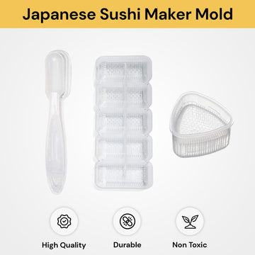 3PCs Japanese Sushi Maker Mold