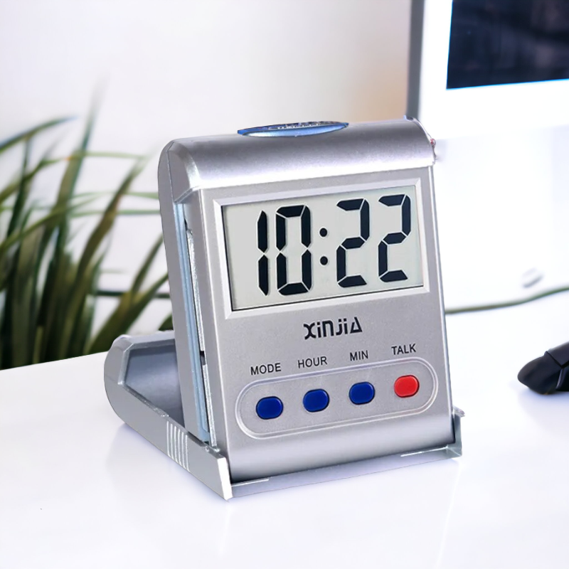 Talking Digital Alarm Clock+Talking Wristwatch Set For the Elderly Prily