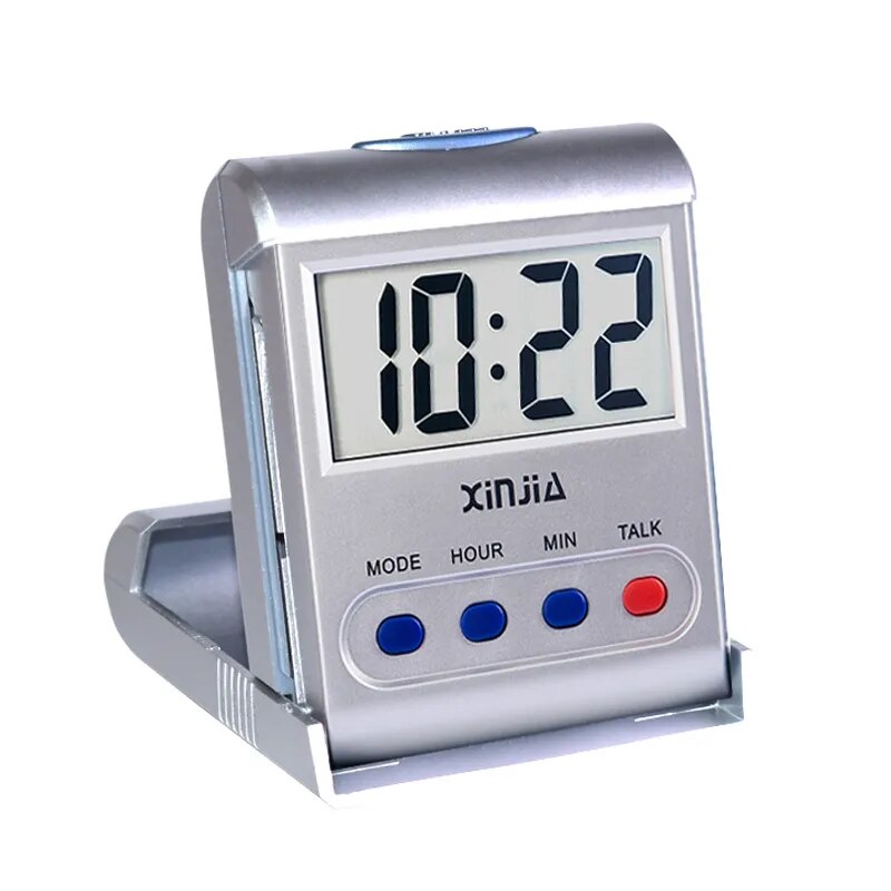 Talking Digital Alarm Clock+Talking Wristwatch Set For the Elderly Prily