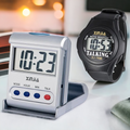 Talking Digital Alarm Clock+Talking Wristwatch Set For the Elderly Prily