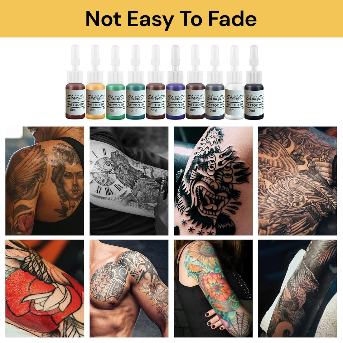 20PCs Professional Tattoo Inks