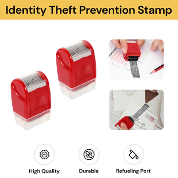 2Pcs Identity Theft Prevention Stamp