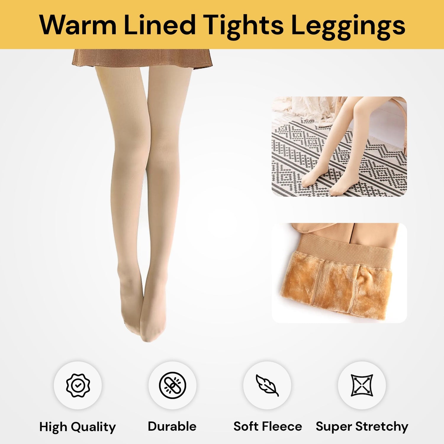 Warm Lined Tights Leggings