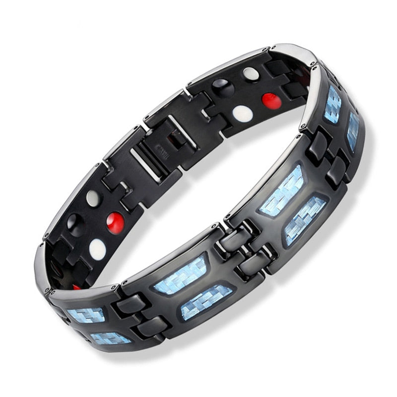 Titanium 4 In 1 Magnetic Energy Health Bracelet Prily