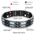 Titanium 4 In 1 Magnetic Energy Health Bracelet Prily