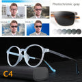 Titanium Anti Blue Light / Photochromic Retro Reading Glasses Prily