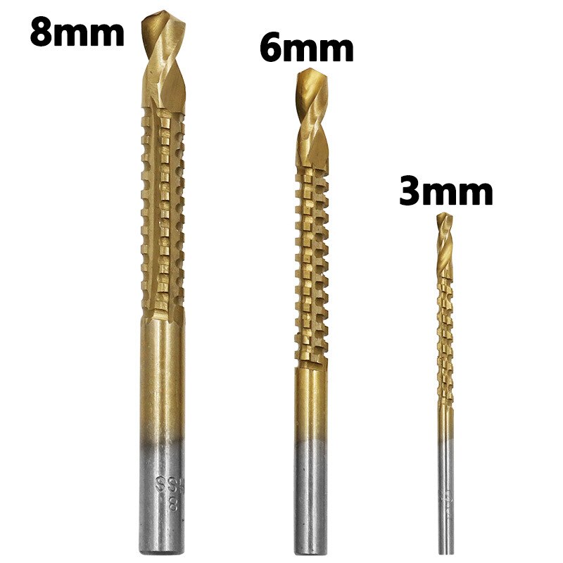 Titanium Step Drill Bit Saw Plating Set (6pcs） Prily