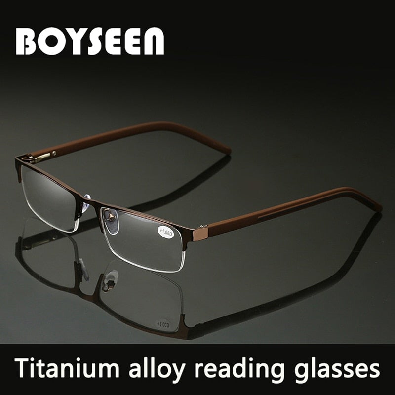 Titanium alloy Prescription Reading Glasses Prily