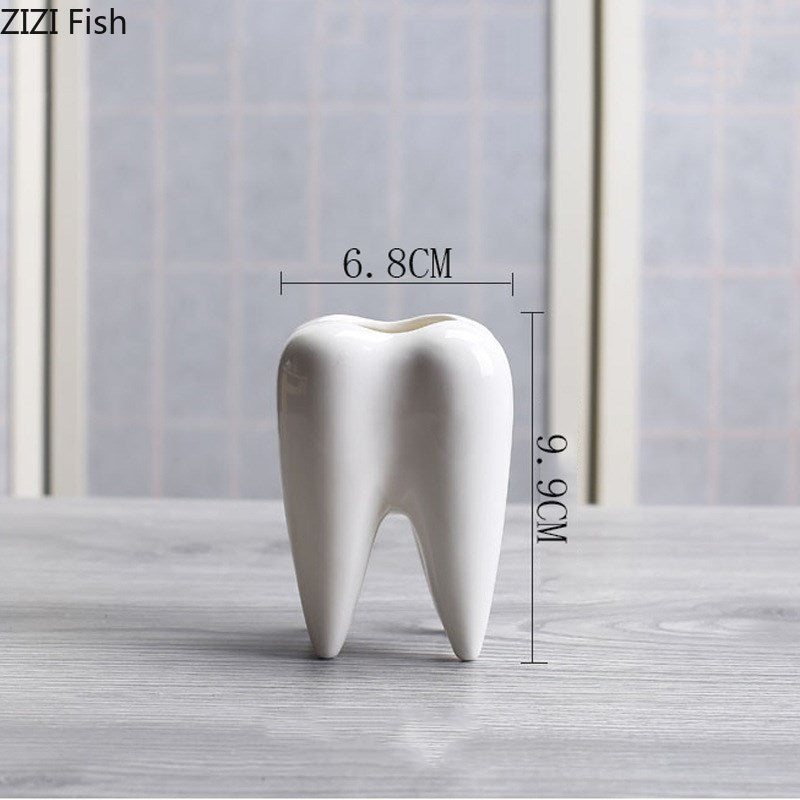 Tooth Vase Succulent Ceramic Pot Prily