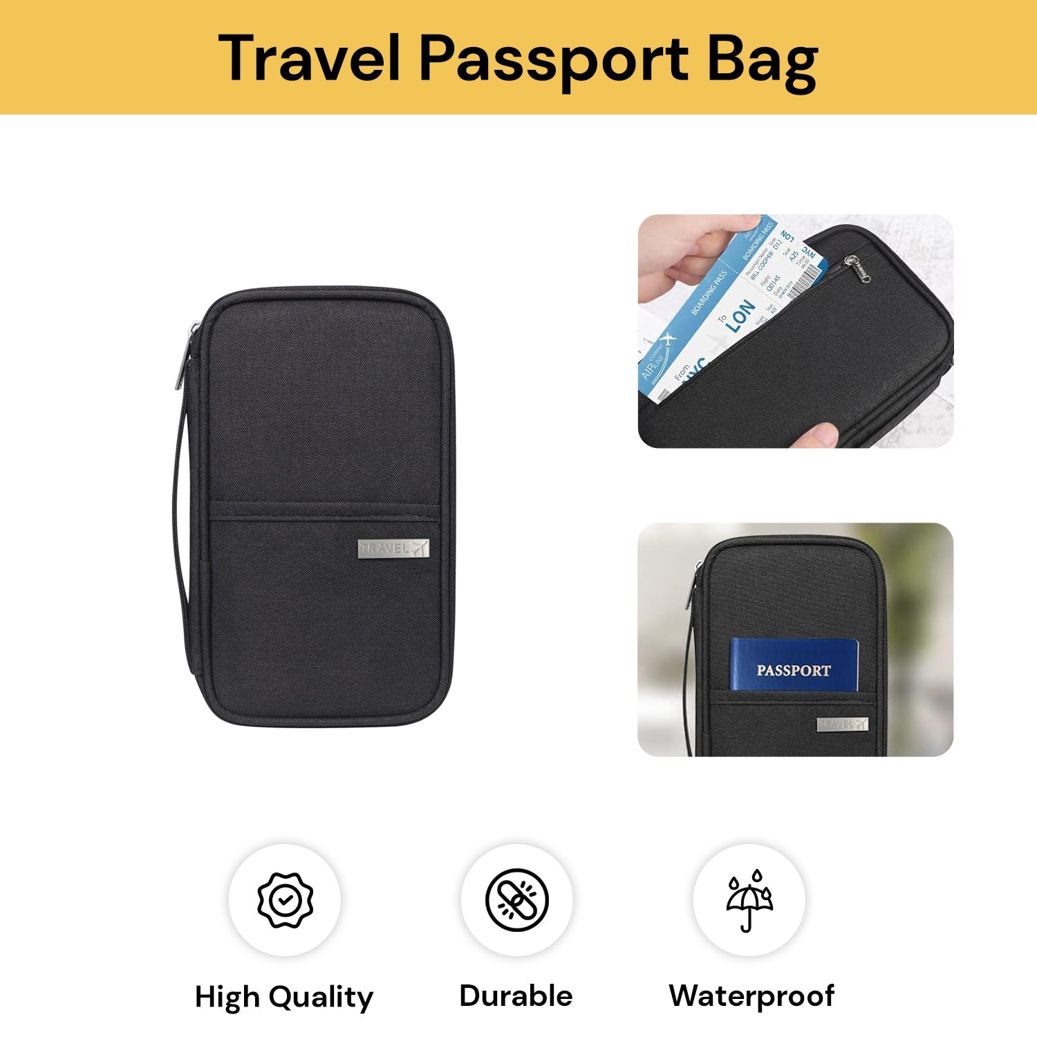 Waterproof Travel Passport Bag