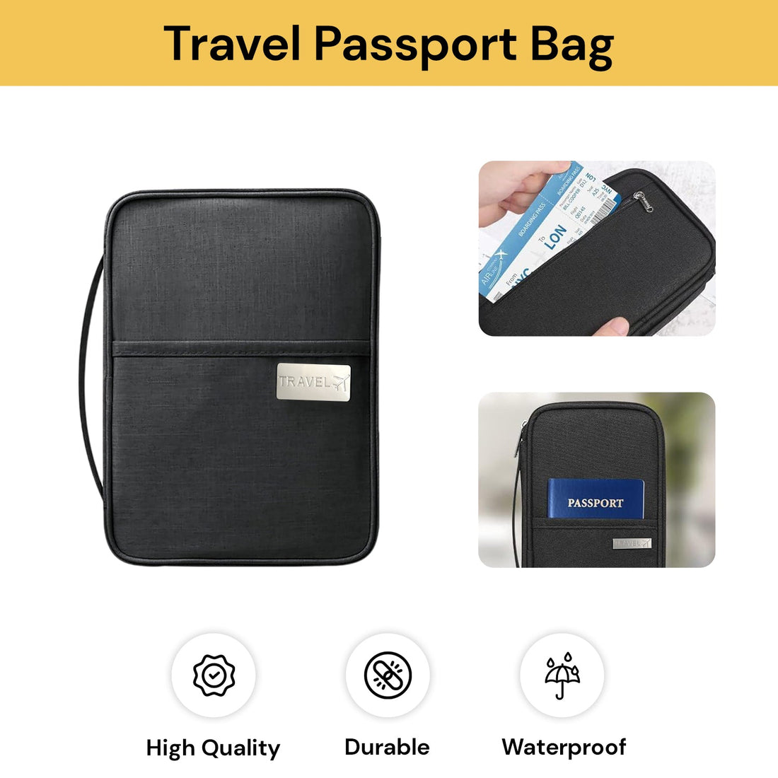 Waterproof Travel Passport Bag