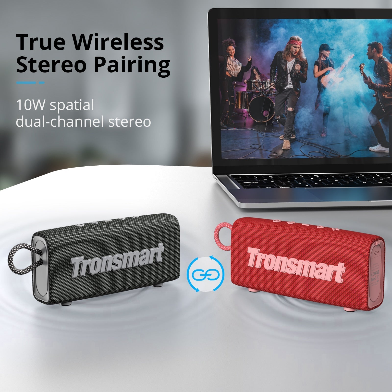 Tronsmart™ Bluetooth 5.3 Dual-Driver Waterproof TSW Speaker Prily