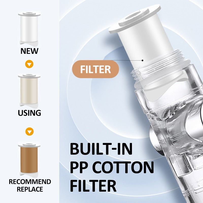 Turbocharged™ Water-saving Filtering Shower Head Prily