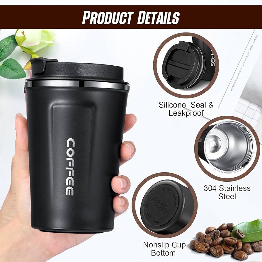 Ultimate Double Stainless Steel Leak Proof Travel Thermos Prily