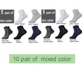 Ultra Comfortable Breathable Casual Bamboo Fiber Socks for Men (10Pairs) Prily