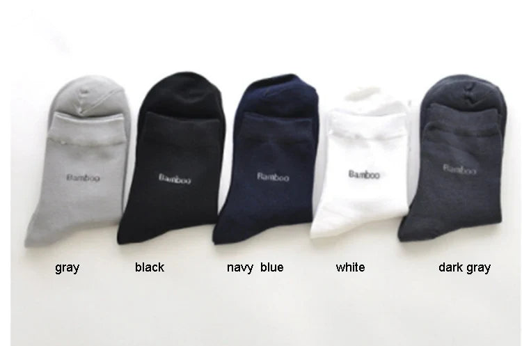 Ultra Comfortable Breathable Casual Bamboo Fiber Socks for Men (10Pairs) Prily