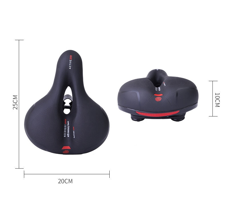 Ultra-Comfortable Shock Absorbing Bicycle Saddle Prily