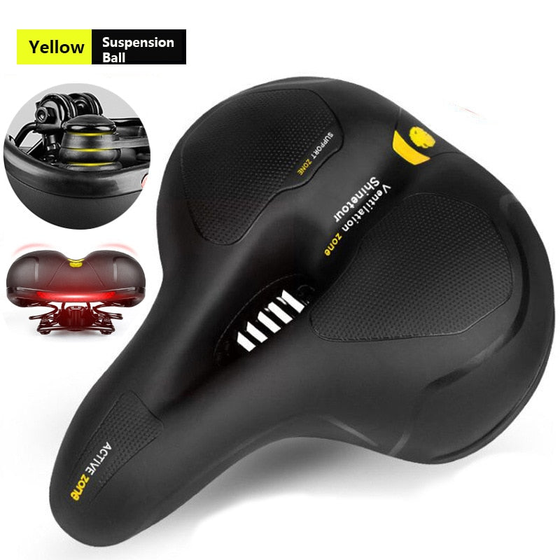 Ultra-Comfortable Shock Absorbing Bicycle Saddle Prily