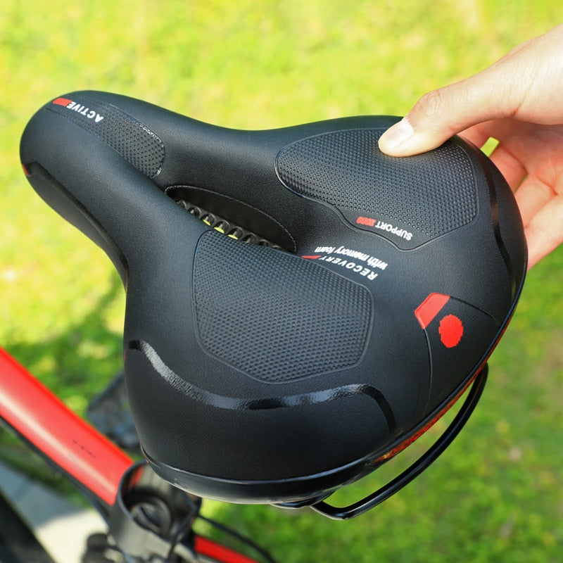 Ultra-Comfortable Shock Absorbing Bicycle Saddle Prily